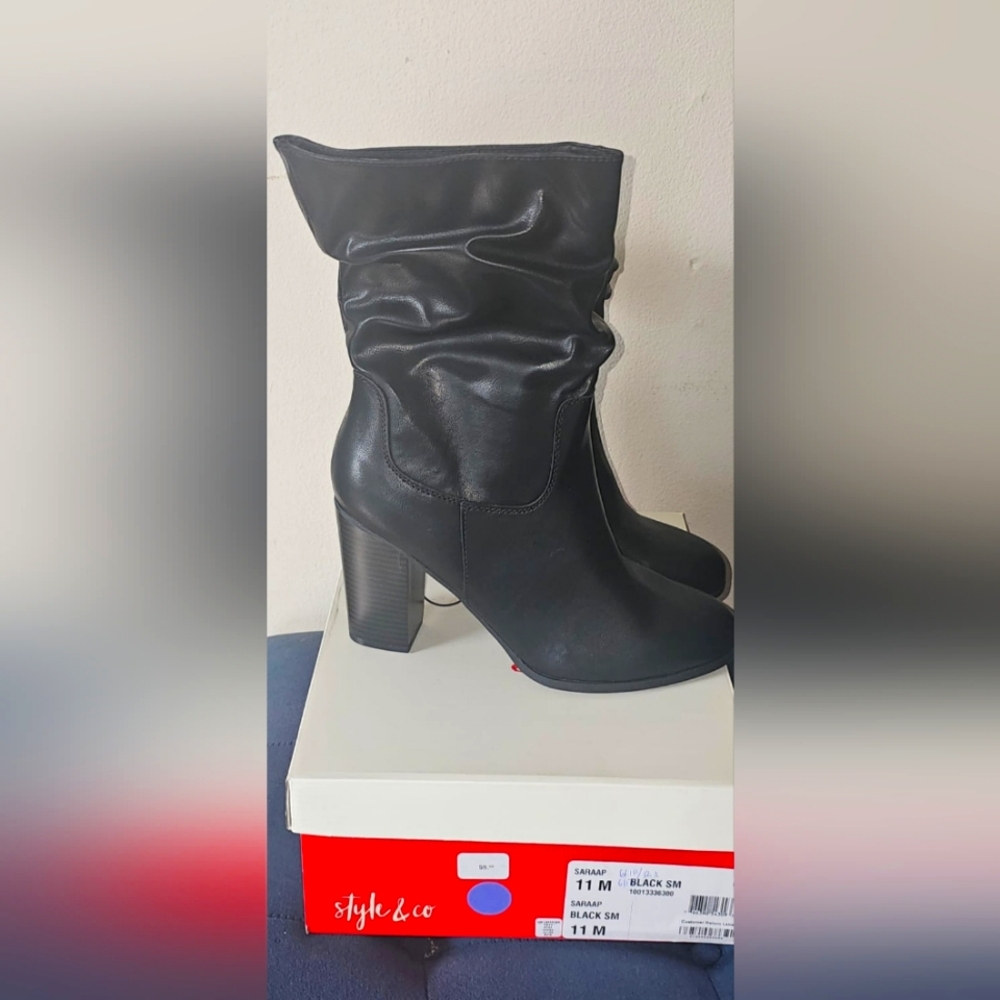 *New* Style & Co. Saraa Slouch Mid-Shaft Boots